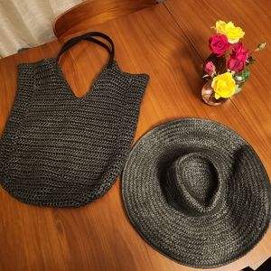 Banana Republic Factory Straw Hat and Bag